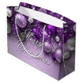 Kerstfeestdagen - Ornamenten Large Cadeautasje (Achterkant Gekanteld)