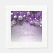 Kerstfeestdagen - Ornamenten Servet (Voorkant)