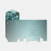 Kerstfeestdagen - Ornamenten - Teals Bedankdoosjes (Uitgevouwen)