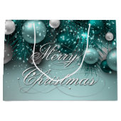 Kerstfeestdagen - Ornamenten - Teals Large Cadeautasje (Voorkant)