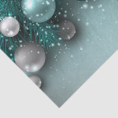 Kerstfeestdagen - Ornamenten - Teals Tissuepapier (Detail)