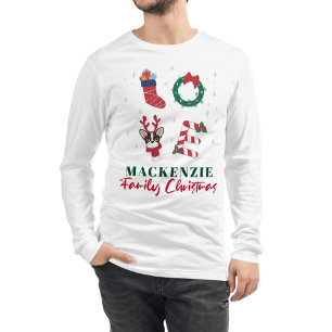 kerstFeestdagen overeenkomende familie T-shirt
