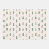 kerstfeestdagen — Papierbladen voor kerstcadeautje Inpakpapier Vel (Voorkant)