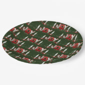 kerstFeestdagen Papieren Bordje (Gekanteld)