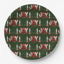 kerstFeestdagen Papieren Bordje