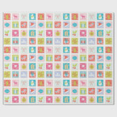 KerstFeestdagen Pastemantsplaat Cadeaupapier (Vlak)