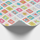 KerstFeestdagen Pastemantsplaat Cadeaupapier (Hoek)