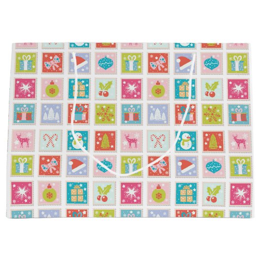 KerstFeestdagen Pastemantsplaat Groot Cadeauzakje (Voorkant)
