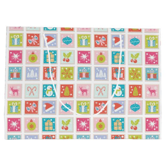 KerstFeestdagen Pastemantsplaat Groot Cadeauzakje (Achterkant)