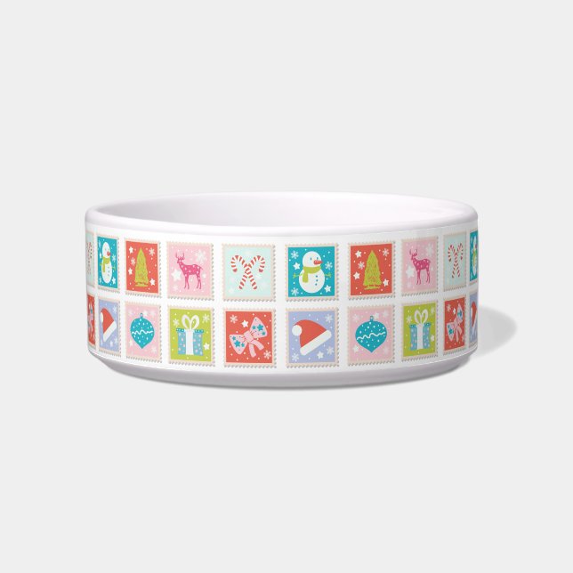 KerstFeestdagen Pastemantsplaat Voerbakje (Voorkant)