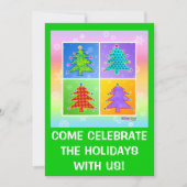 kerstfeestdagen - Pop kerstfeestdag Kaart (Voorkant)