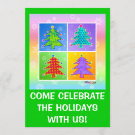 kerstfeestdagen - Pop kerstfeestdag Kaart