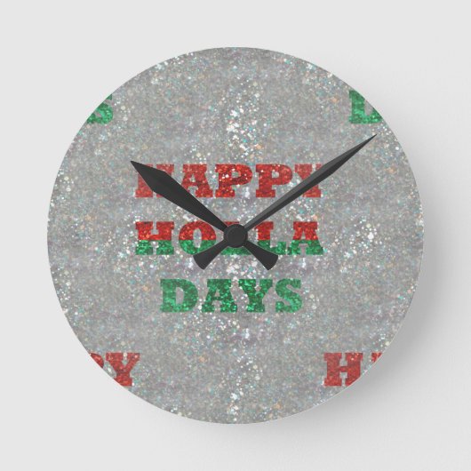 kerstfeestdagen ronde klok (Voorkant)