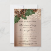 kerstFeestdagen Roos nieuwjaarspartner Kaart (Voorkant)