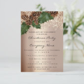 kerstFeestdagen Roos nieuwjaarspartner Kaart (Staand voorkant)