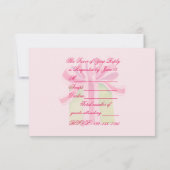 Kerstfeestdagen RSVP Kaartje (Achterkant)