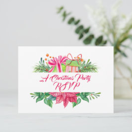 Kerstfeestdagen RSVP Kaartje