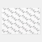 Kerstfeestdagen Scandinavische stijl Inpakpapier Vel (Voorkant)