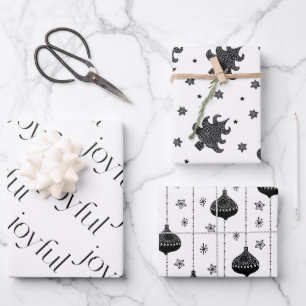 Kerstfeestdagen Scandinavische stijl Inpakpapier Vel