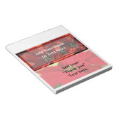 kerstfeestdagen Snoep met schuifbalken Notitieblok (Schuin)