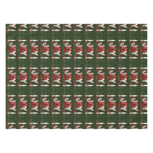 kerstFeestdagen Tafelkleed (Voorkant (Horizontaal))