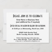 kerstfeestdagen voor Boerderij van runderen Kaart (Achterkant)