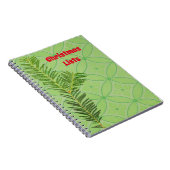 kerstfeestdagen voor kerstfeestdagen notitieboek (Rechterzijde)