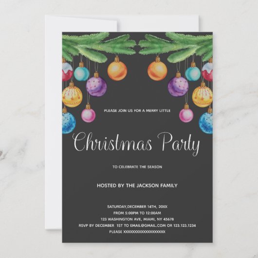 Kerstfeestdagen voor kleuren kaart (Voorkant)