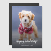 Kerstfeestdagen, vrolijke feestdagen, magnetische  (Voorkant / Achterkant)