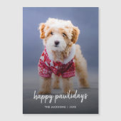 Kerstfeestdagen, vrolijke feestdagen, magnetische  (Voorkant)