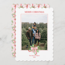 Kerstfeestdagen, Waterverf Berries en Holly