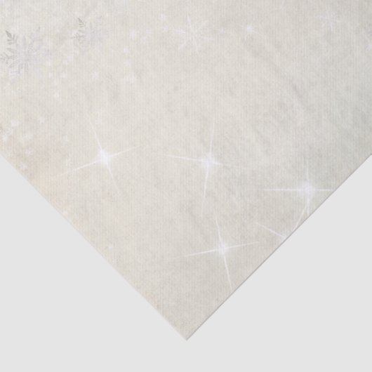 Kerstfeestdagen, weefselsneeuwvlokken tissuepapier (Detail)