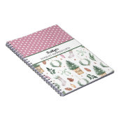 Kerstfeestdagen Winkelende LIst Notitieboek (Rechterzijde)