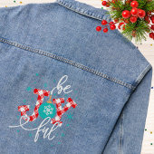 kerstFeestdagen zijn vrolijk moderne winter Denim Jacket