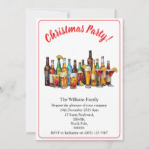 Kerstfeestdranken en cocktails Minimaal Kerstmis