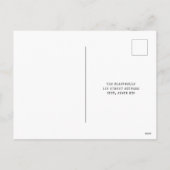 kerstfeestelijke buffelkerstkerstman, met uitzonde feestdagenkaart (Achterkant)