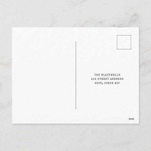 kerstfeestelijke buffelkerstkerstman, met uitzonde feestdagenkaart (Achterkant)