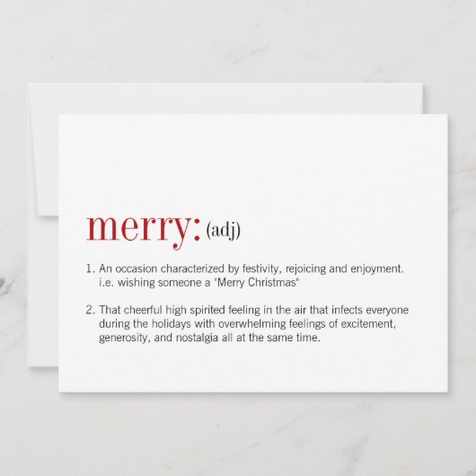 kerstfeestelijke definitie feestdagenkaart (Voorkant)