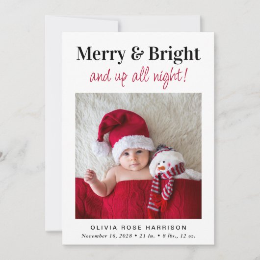 kerstfeestelijke feestelijke feestdag aankondiging (Voorkant)