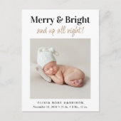 kerstfeestelijke feestelijke feestdag aankondigingskaart (Voorkant)