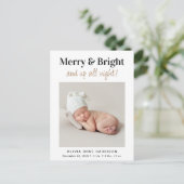 kerstfeestelijke feestelijke feestdag aankondigingskaart (Staand voorkant)