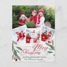 kerstfeestelijke feestelijke feestelijke feestdag briefkaart