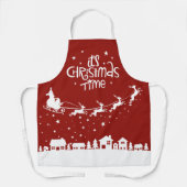 kerstfeestelijke feestelijke kerstfeestelijke sant schort (Voorkant)