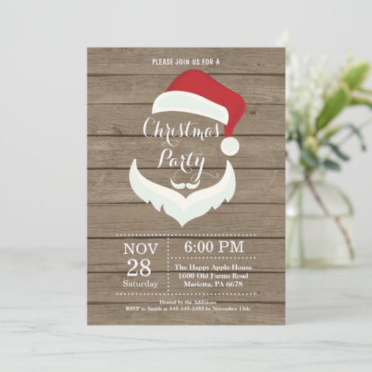 Kerstfeestelijke feestelijke kerstmis kaart (Staand voorkant)