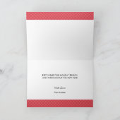 Kerstfeestelijke fotokaart feestdagen kaart (Binnen)