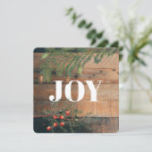 Kerstfeestelijke Kaart met kersttong (Staand voorkant)