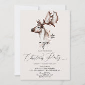 Kerstfeestelijke Kaart Winterdier (Voorkant)