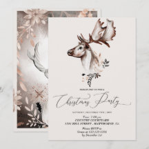 Kerstfeestelijke Kaart Winterdier