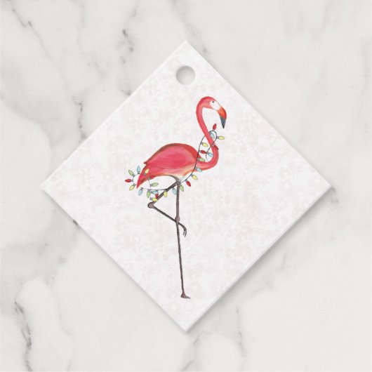 Kerstfeestelijke kaartrecht met springstaartjes bedankjes labels (Voorkant)