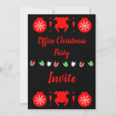 kerstfeestelijke Kantoor Kaart (Voorkant)